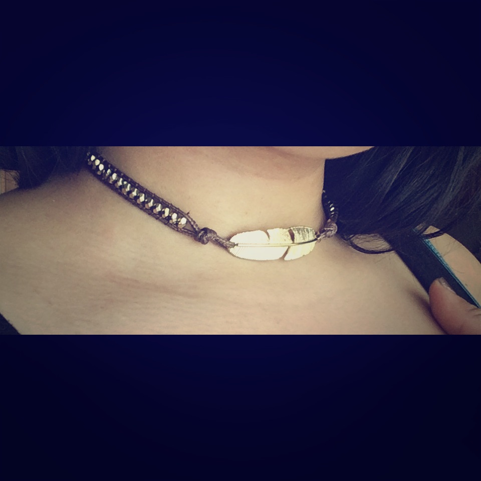 Gold Leaf Choker